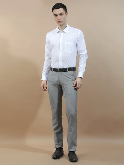 Formal Shirt for Men l Breathable & Soft with Color Fastness Regular Fit  Cotton Fabric Solid Pattern