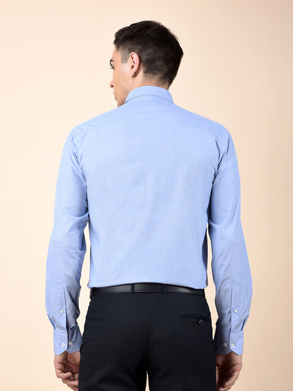 Formal Shirt for Men | Breathable & Soft with Color Fastness Regular Poly Cotton Fabric Solid Pattern