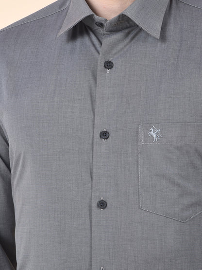 Formal Shirt for Men | Breathable & Soft with Color Fastness Regular Poly Cotton Fabric Solid Pattern