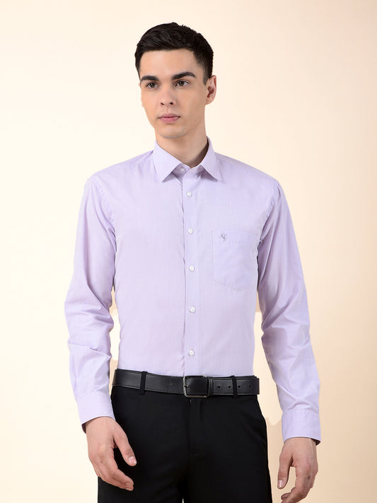 Formal Shirt for Men | Breathable & Soft with Color Fastness Regular Poly Cotton Fabric Solid Pattern