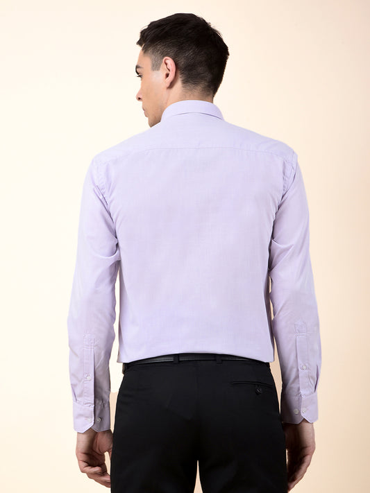 Formal Shirt for Men | Breathable & Soft with Color Fastness Regular Poly Cotton Fabric Solid Pattern