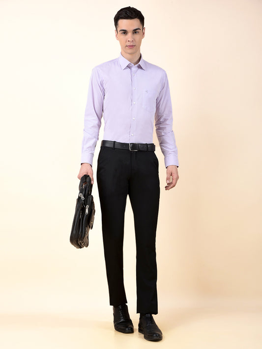 Formal Shirt for Men | Breathable & Soft with Color Fastness Regular Poly Cotton Fabric Solid Pattern