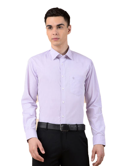 Formal Shirt for Men | Breathable & Soft with Color Fastness Regular Poly Cotton Fabric Solid Pattern