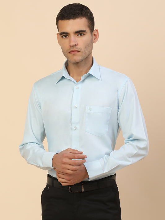 Men's Stylish Solid Formal Shirt | Regular Fit | Full Sleeve | Pure Cotton | Smart Formal Wear