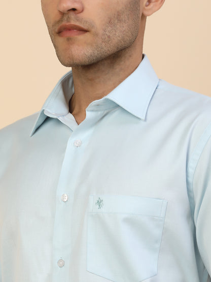 Men's Stylish Solid Formal Shirt | Regular Fit | Full Sleeve | Pure Cotton | Smart Formal Wear