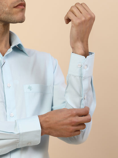 Men's Stylish Solid Formal Shirt | Regular Fit | Full Sleeve | Pure Cotton | Smart Formal Wear