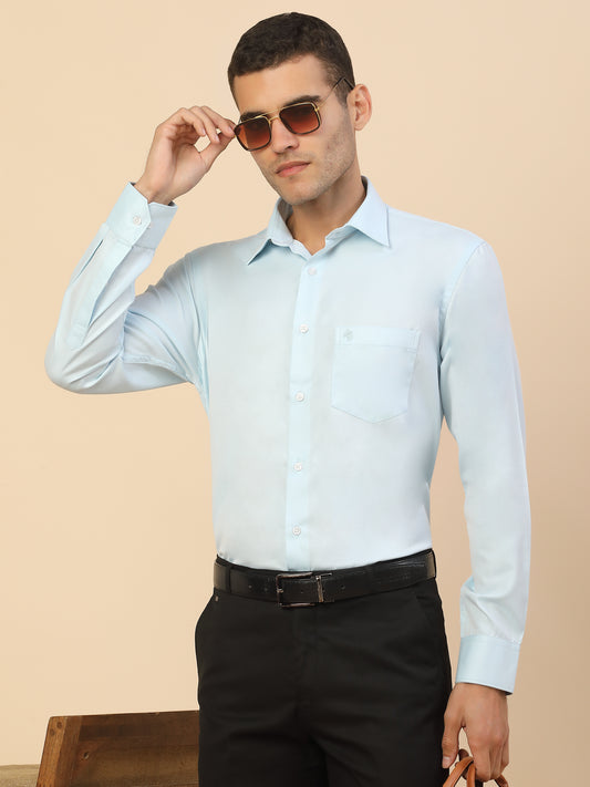 Men's Stylish Solid Formal Shirt | Regular Fit | Full Sleeve | Pure Cotton | Smart Formal Wear