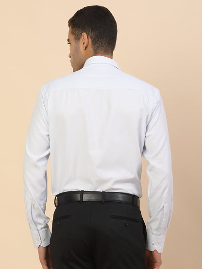 Men's Stylish Printed Formal Shirt | Regular Fit | Full Sleeve | Cotton Blend | Smart Formal Wear