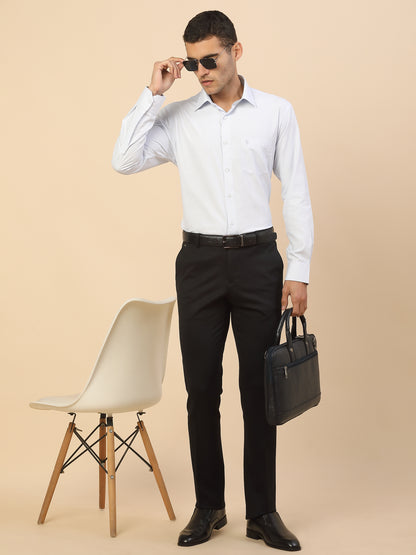 Men's Stylish Printed Formal Shirt | Regular Fit | Full Sleeve | Cotton Blend | Smart Formal Wear
