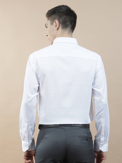 Formal Shirt for Men l Breathable & Soft with Color Fastness Regular Fit  Cotton Fabric Solid Pattern