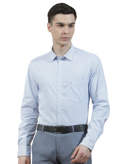 Formal Shirt for Men l Breathable & Soft with Color Fastness Regular Fit  Cotton Fabric Striped Pattern