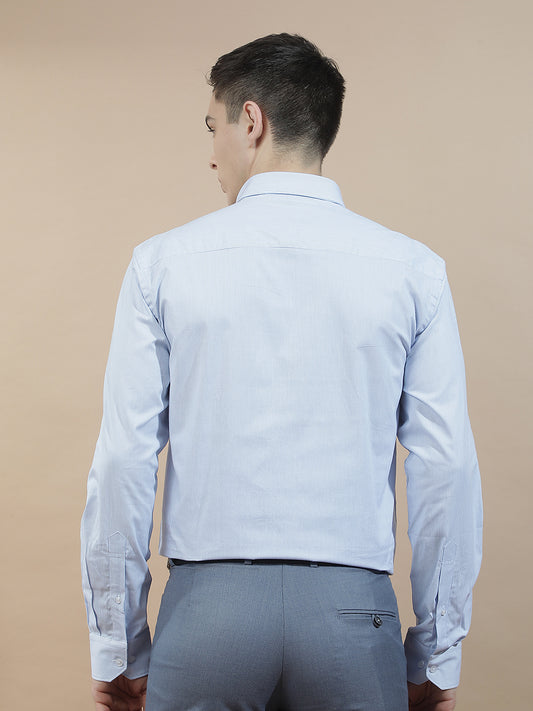 Formal Shirt for Men l Breathable & Soft with Color Fastness Regular Fit  Cotton Fabric Striped Pattern