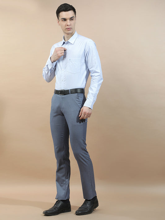 Formal Shirt for Men l Breathable & Soft with Color Fastness Regular Fit  Cotton Fabric Striped Pattern