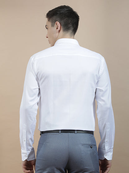 Formal Shirt for Men l Breathable & Soft with Color Fastness Regular Fit  Cotton Fabric Solid Pattern