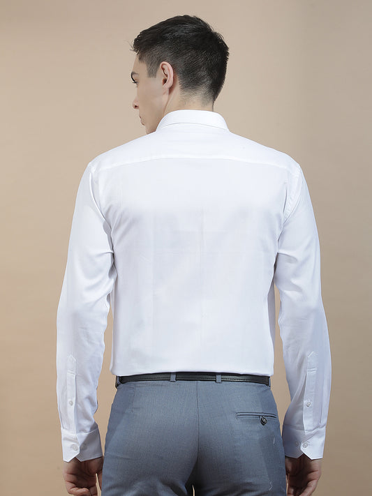 Formal Shirt for Men l Breathable & Soft with Color Fastness Regular Fit  Cotton Fabric Solid Pattern