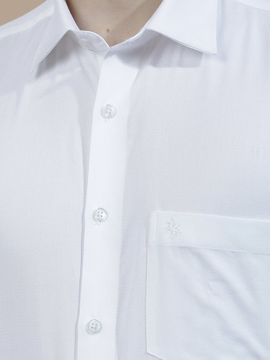 Formal Shirt for Men l Breathable & Soft with Color Fastness Regular Fit  Cotton Fabric Solid Pattern