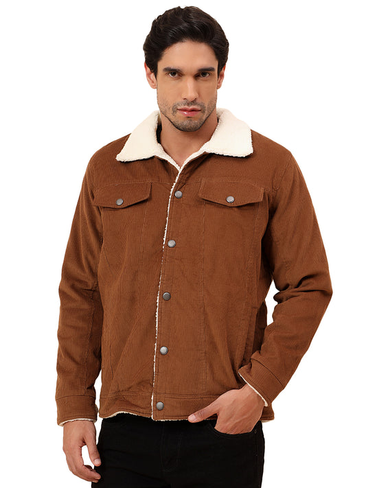 Shacket for Men | Premium Casual Shacket Smart Fit Spread Collar Poly Blend Fabric Solid Pattern