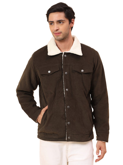 Shacket for Men | Premium Casual Shacket Smart Fit Spread Collar Poly Blend Fabric Solid Pattern