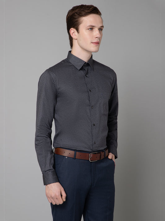 Formal Shirt for Men l Breathable & Soft with Color Fastness Regular Fit Spread Collar Neck Cotton Fabric Solid Pattern