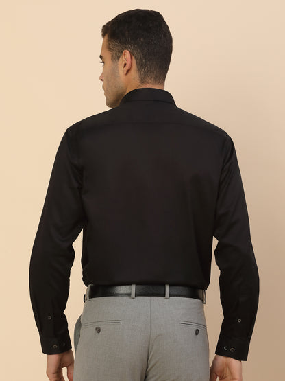 Men's Stylish Solid Party Shirt | Regular Fit | Full Sleeve | Pure Cotton | Smart Party Wear