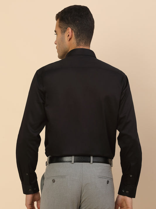 Men's Stylish Solid Party Shirt | Regular Fit | Full Sleeve | Pure Cotton | Smart Party Wear
