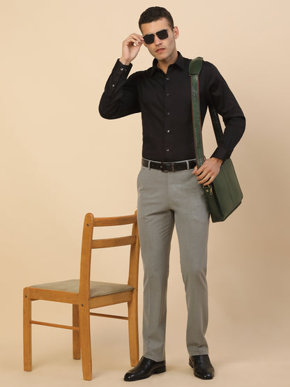 Men's Stylish Solid Party Shirt | Regular Fit | Full Sleeve | Pure Cotton | Smart Party Wear