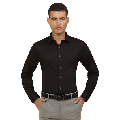 Men's Stylish Solid Party Shirt | Regular Fit | Full Sleeve | Pure Cotton | Smart Party Wear