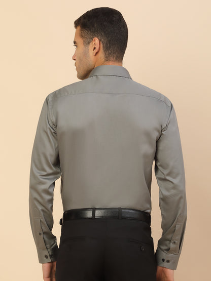 Men's Stylish Solid Party Shirt | Regular Fit | Full Sleeve | Pure Cotton | Smart Party Wear