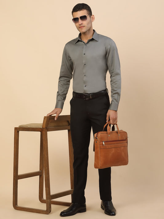 Men's Stylish Solid Party Shirt | Regular Fit | Full Sleeve | Pure Cotton | Smart Party Wear