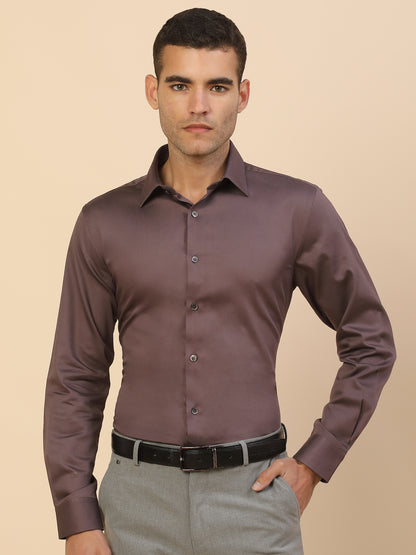 Men's Stylish Solid Party Shirt | Regular Fit | Full Sleeve | Pure Cotton | Smart Party Wear