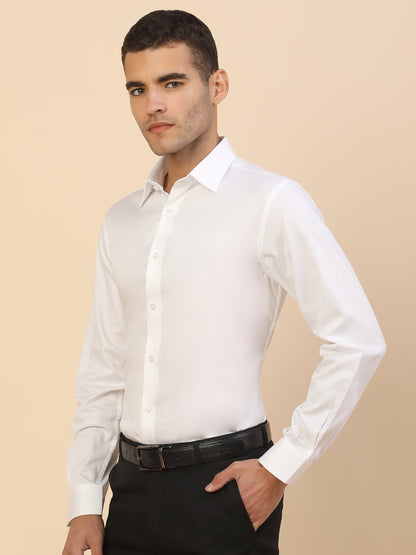 Party Shirt for Men l Breathable & Soft with Color Fastness Regular Fit Spread Collar Neck 100% Cotton Fabric Solid Pattern