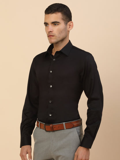 Men's Stylish Solid Party Shirt | Regular Fit | Full Sleeve | Pure Cotton | Smart Party Wear