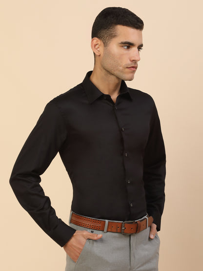 Men's Stylish Solid Party Shirt | Regular Fit | Full Sleeve | Pure Cotton | Smart Party Wear