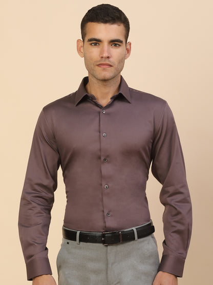 Men's Stylish Solid Party Shirt | Regular Fit | Full Sleeve | Pure Cotton | Smart Party Wear