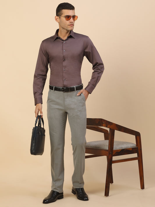 Men's Stylish Solid Party Shirt | Regular Fit | Full Sleeve | Pure Cotton | Smart Party Wear