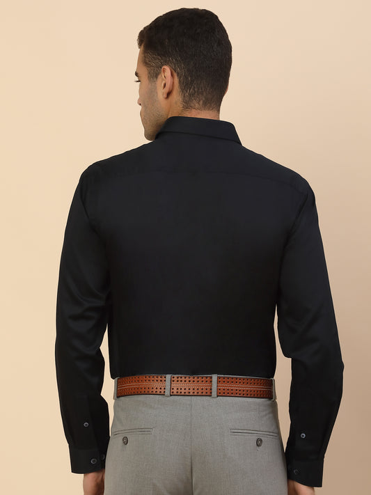Men's Stylish Solid Party Shirt | Regular Fit | Full Sleeve | Pure Cotton | Smart Party Wear