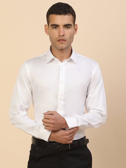 Men's Stylish Solid Party Shirt | Regular Fit | Full Sleeve | Pure Cotton | Smart Party Wear