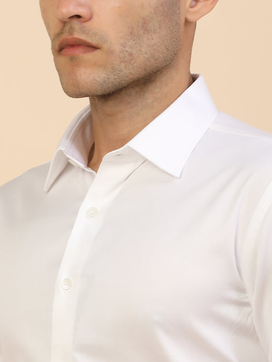 Men's Stylish Solid Party Shirt | Regular Fit | Full Sleeve | Pure Cotton | Smart Party Wear