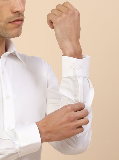 Men's Stylish Solid Party Shirt | Regular Fit | Full Sleeve | Pure Cotton | Smart Party Wear