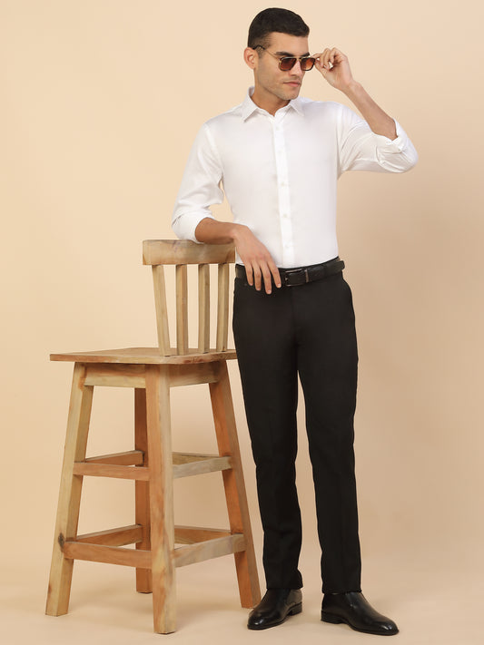 Men's Stylish Solid Party Shirt | Regular Fit | Full Sleeve | Pure Cotton | Smart Party Wear