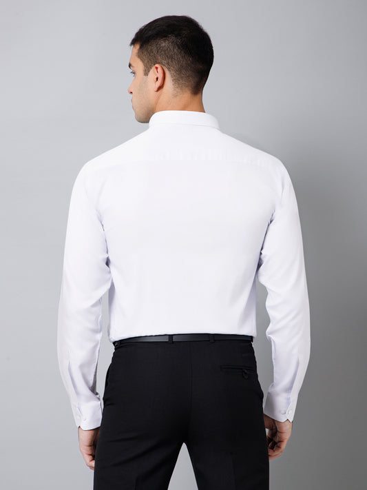 Formal Shirt for Men l Breathable & Soft with Color Fastness Regular Fit Spread Collar Neck Cotton Fabric Solid Pattern