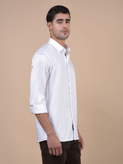Formal Shirt for Men l Breathable & Soft with Color Fastness Regular Fit Spread Collar Neck Cotton Fabric Solid Pattern