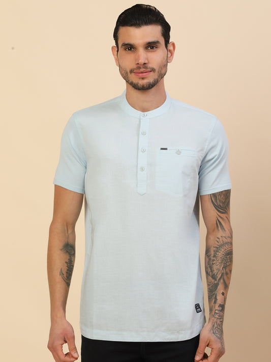 Kurta Shirt for Men l Breathable & Soft with Color Fastness Regular Fit
