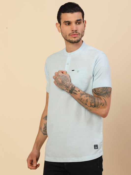 Kurta Shirt for Men l Breathable & Soft with Color Fastness Regular Fit