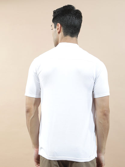 Shirt Kurta for Men | Breathable & Soft with Color Fastness Regular Fit Mandarin Collar Pure Cotton Fabric Solid Pattern