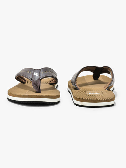 Casual Flip Flop for Men | Lightweight & Comfortable with Cushioned Insole PU Upper Rubber Sole Slip on Closure