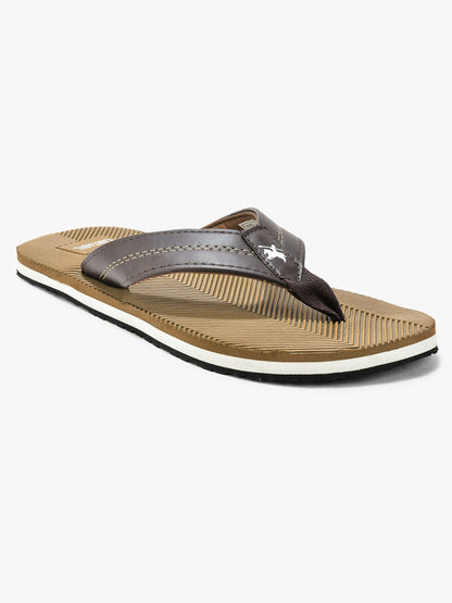 Casual Flip Flop for Men | Lightweight & Comfortable with Cushioned Insole PU Upper Rubber Sole Slip on Closure