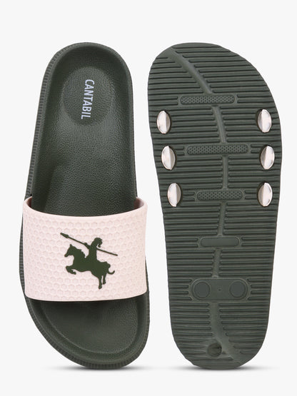 Casual Sliders for Men | Lightweight & Comfortable with Cushioned Insole PVC Upper EVA Sole Slip on Closure.