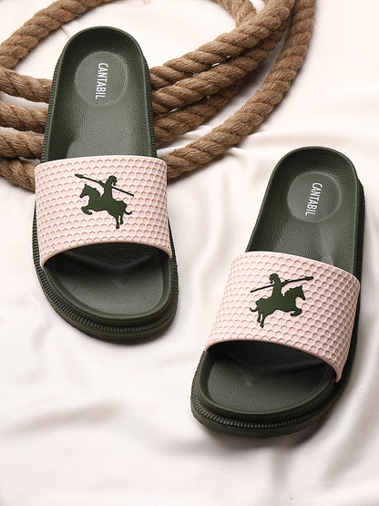 Casual Sliders for Men | Lightweight & Comfortable with Cushioned Insole PVC Upper EVA Sole Slip on Closure.