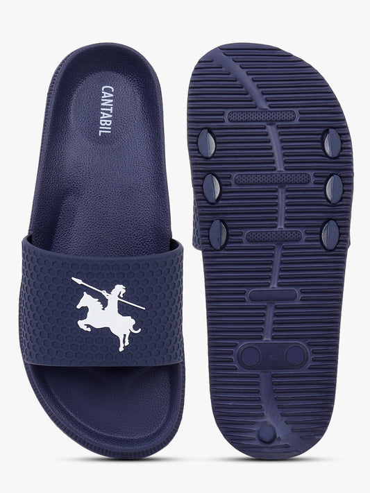 Casual Sliders for Men | Lightweight & Comfortable with Cushioned Insole PVC Upper EVA Sole Slip on Closure.